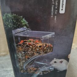 New Small Animal, Guinea Pig, Mouse , Rat , Bird , Gerbil Acrylic Feeder 