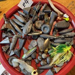 Fishing Sinkers, Lead Weights Over 10 Pounds