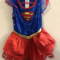 Kid supergirl costume size 4-5