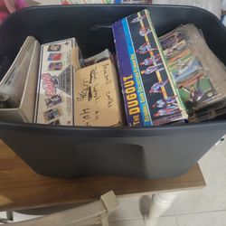 Large Tote Of Sports Memorabilia 