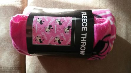 Dallas Cowboys Minnie Mouse fleece blanket