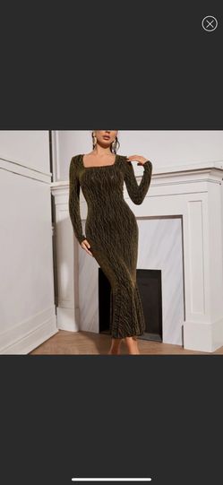Glitter Midi Dress