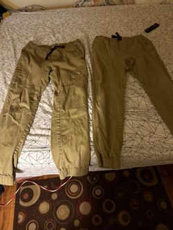 Khaki Joggers Size M 32-34