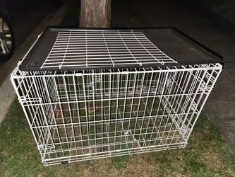 Medium to Large 36" Metal Dog Crate Cage Kennel 