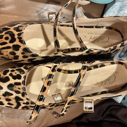 Cheeta Heels Size 8.5 Women New 