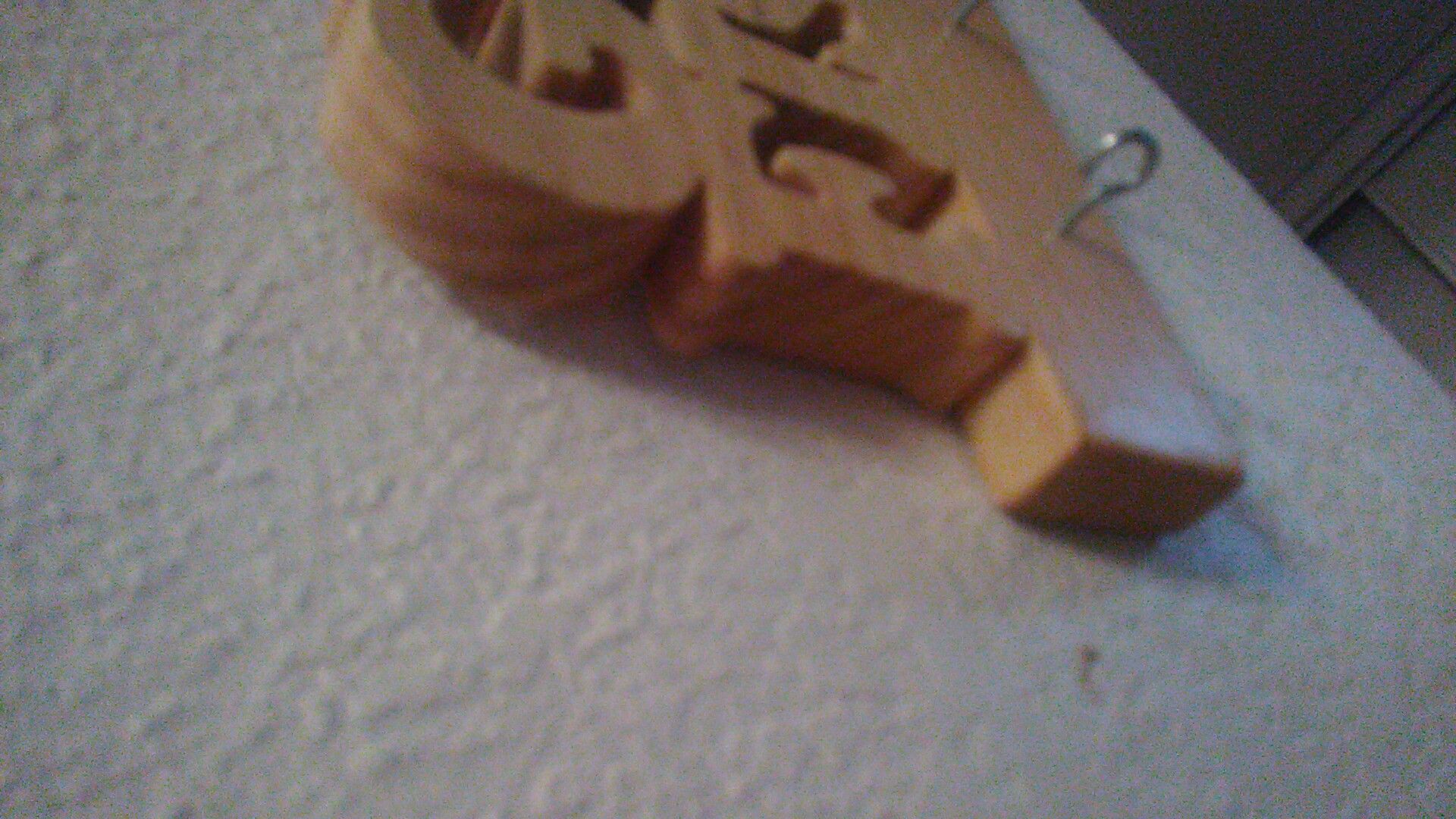 Gone fishing key holder handmade