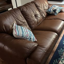 Italian Leather Couch