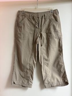 The North Face Khaki Hiking Crop Pant Capri Utility Trail Cargo Knicker 2 XS Tan