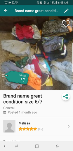 Size 6/7 great condition