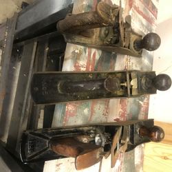 Wood antique planer tools-Stanley-Dunlop-Shinto
