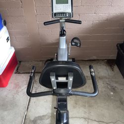Home Gym Bike Exercise Machine Black And Grey