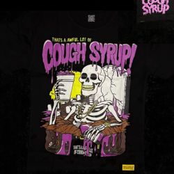 Skeleton awful Lotta Cough Syrup Shirt