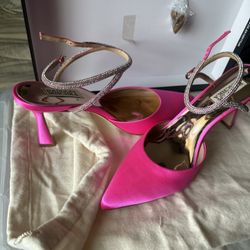 New Badgley Mischa Satin Shoes