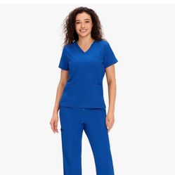 Royal blue scrubs