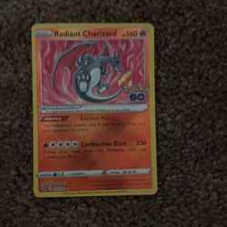 Radiant charizard Pokémon card