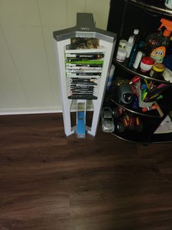 Storage Tower For Nintendo Wii