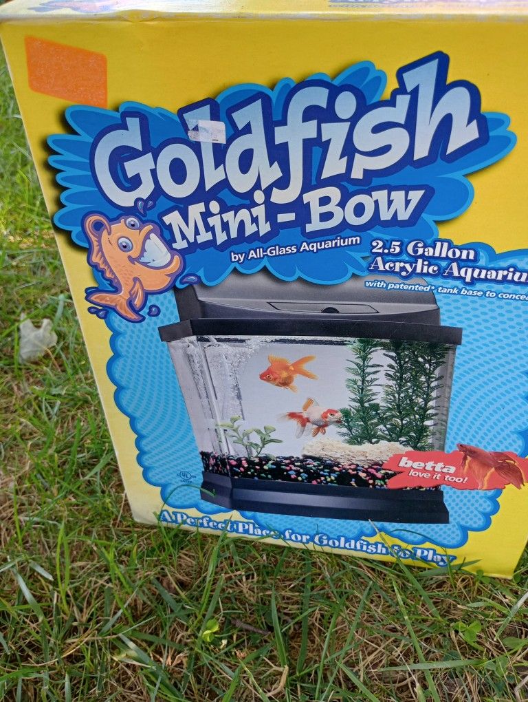 Goldfish Or Beta New 2.5 Aquarium 