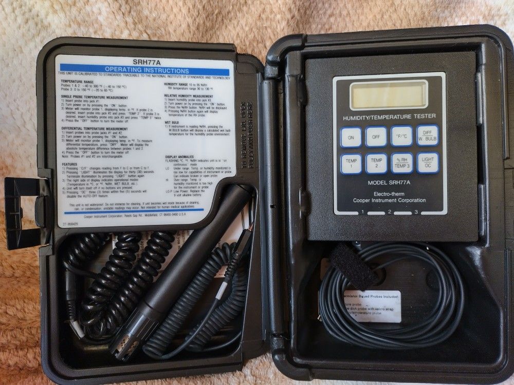 Temperature And Humidity Instrument Gauge