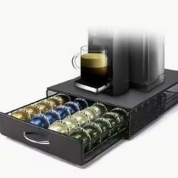 Base para cafetera , dispensador para cápsulas de café ovaladas