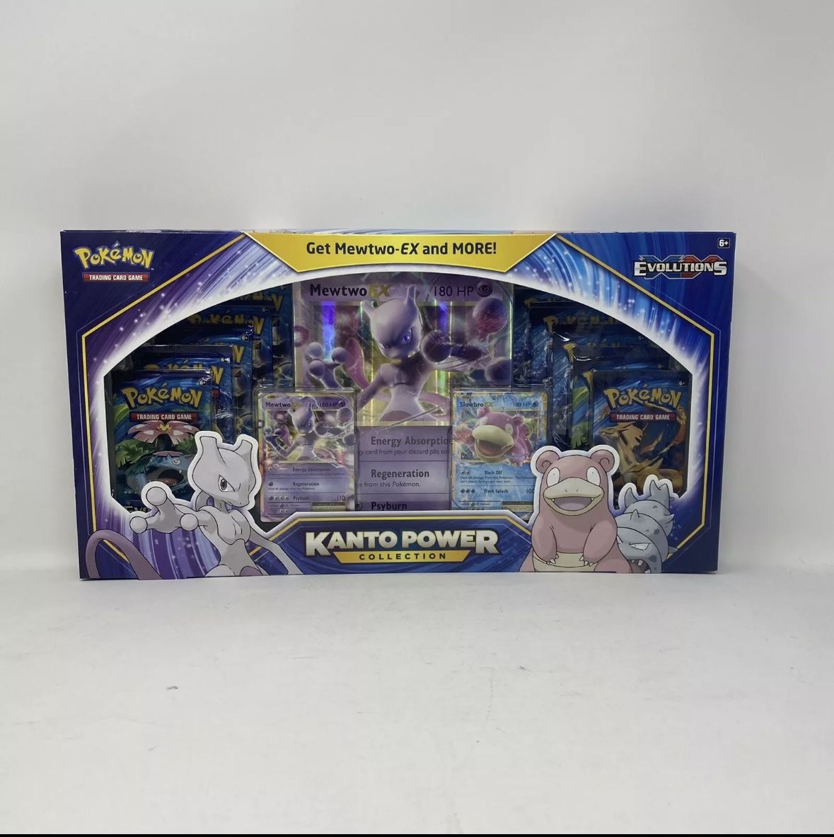 Pokemon Kanto Power Collection Box Xy Evolution Set Sealed (Mewtwo EX/Slowbro EX) TCG