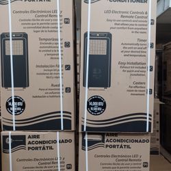 Get New Ac's With Warranty. 14000btu Portable Ac/ Heater Both By GE WiFi Smart. 