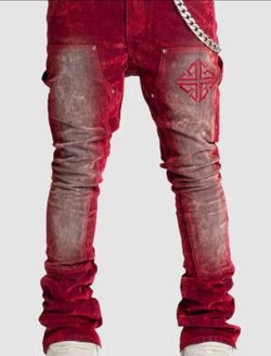 GUAPI designer velvet jeans size 36