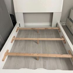 Beautiful Queen Podium Bed White (no mattress included)