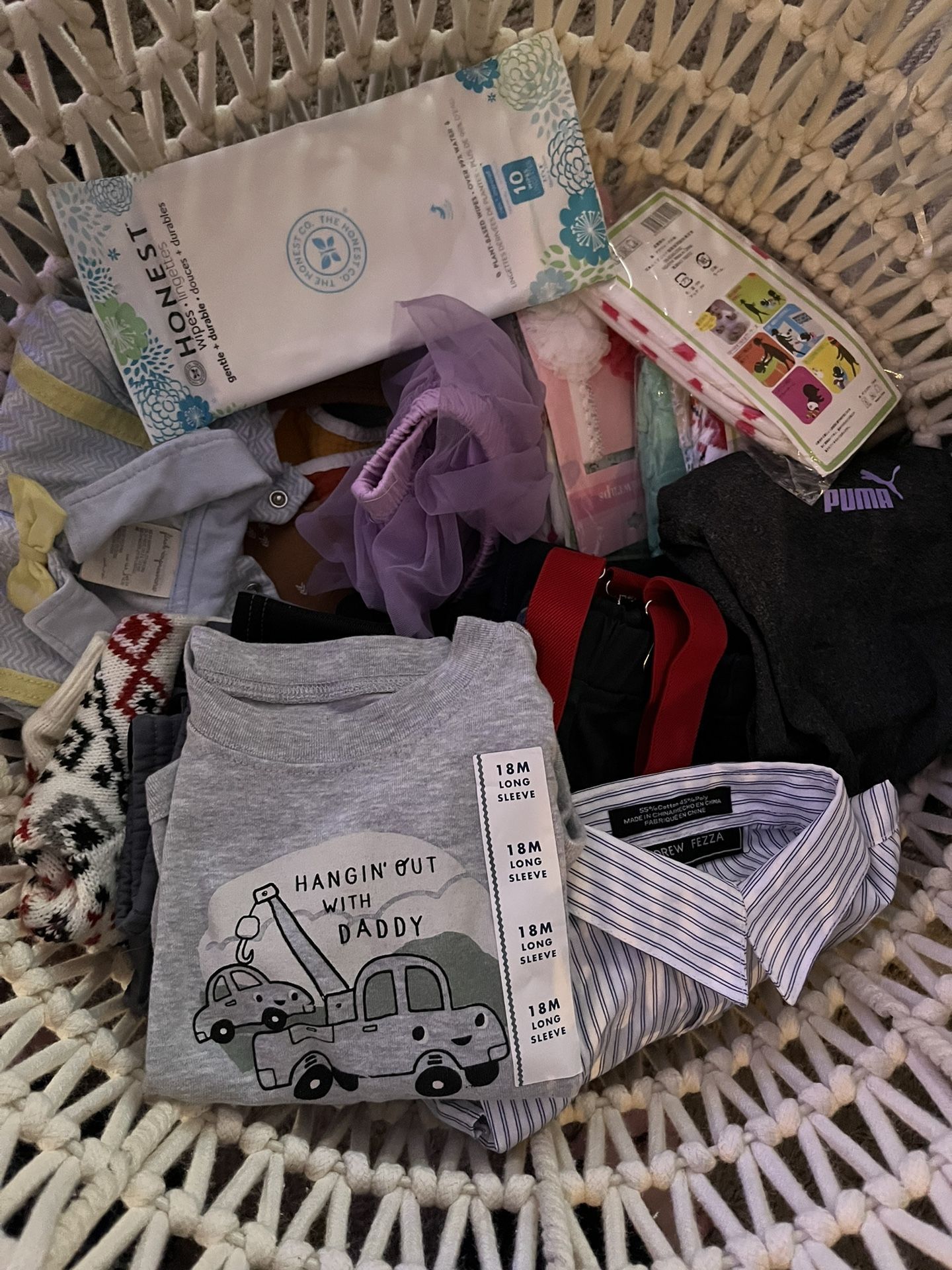 Girl and boy baby clothes