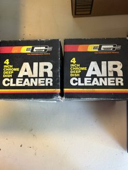 4 Inch Air Cleaner (2) Mr Gasket