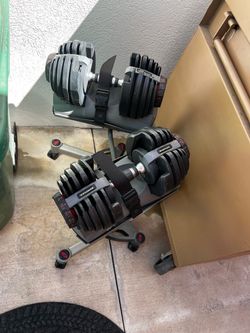 Bowflex Adjustable Dumbbells with Stand