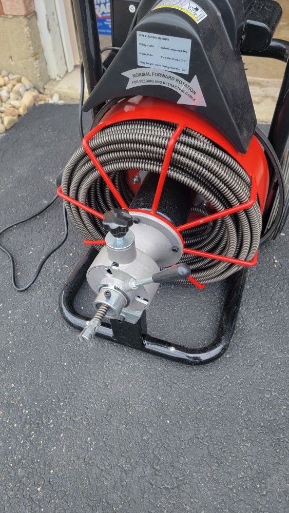 VEVOR VEVOR 100 Ft x 1/2Inch Drain Cleaner Machine fit 2 Inch to 4 Inch