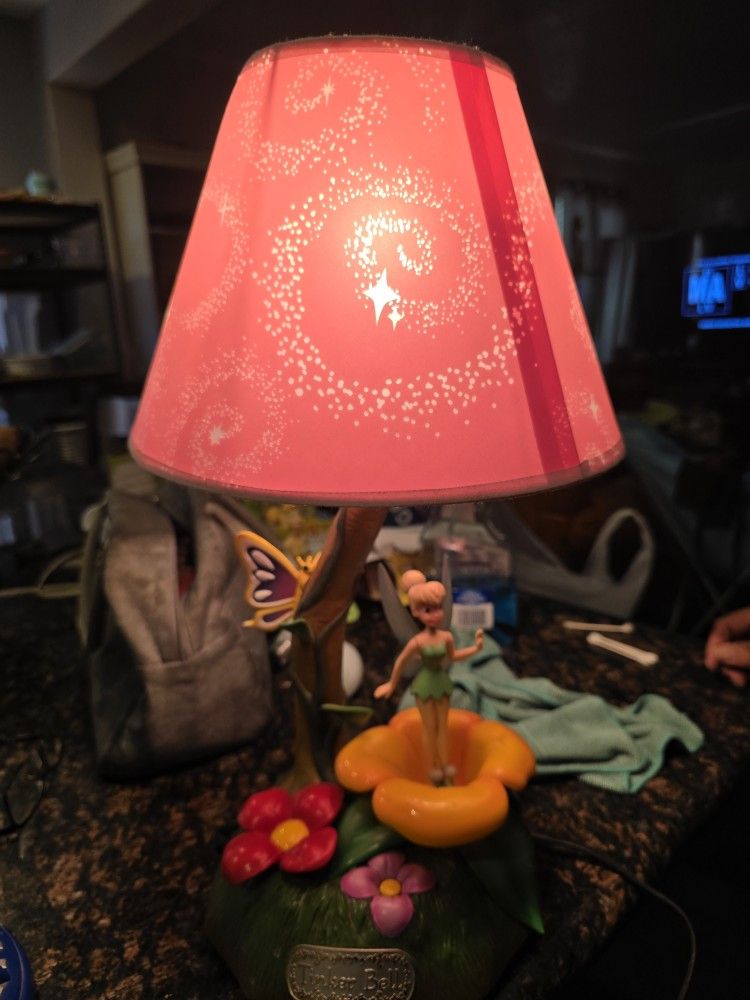 Disney Dancing Tinkerbell Lamp