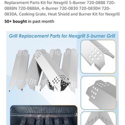 Replacement kit Nexgrill 5 Burner Grill