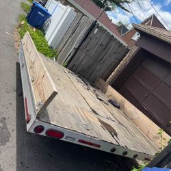 2003 Aluma 8x10 Tilt Aluminum Trailer 