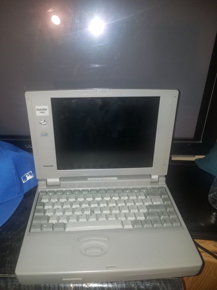 Old toshiba laptop