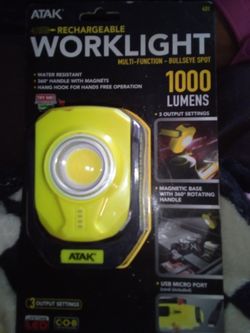 ATAK Rechargeable Worklight 1000 Lumens