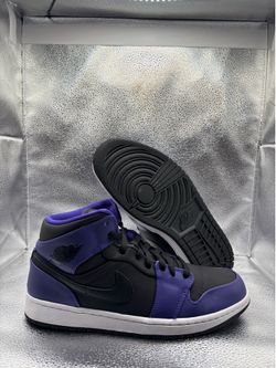 Air Jordan 1 mid black dark concord 2014
