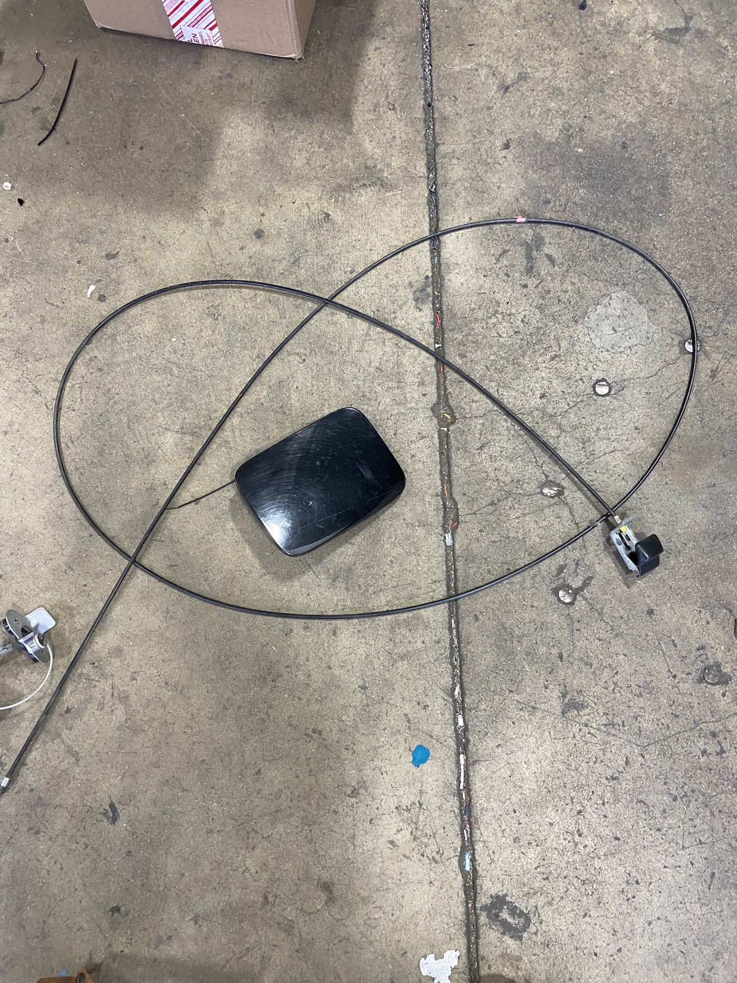 Gas Cap Cover And Release Cable And Latch