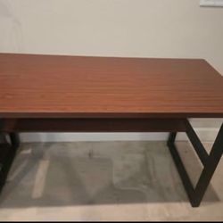 Computer desk with bookshelf