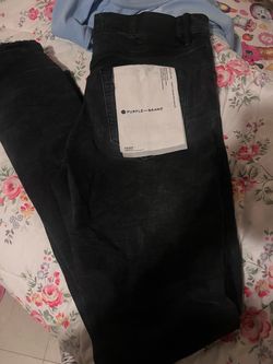 Purple jeans
