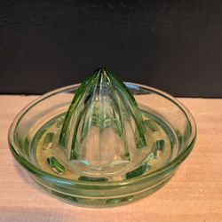 Uranium Glass Vintage Juicer 