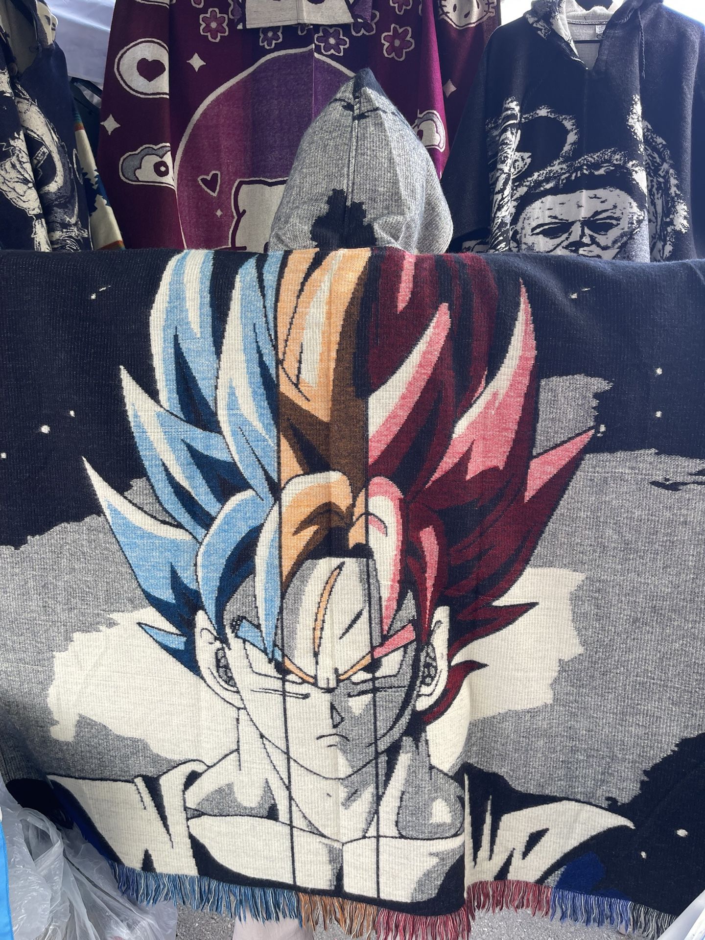 Poncho Dragon BallZ 