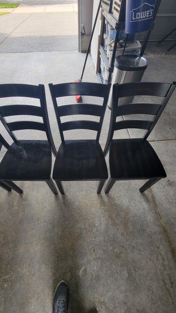 4 Chair Set. $50 OBO