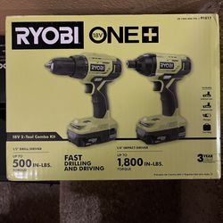 Ryobi drill And Driver Combo