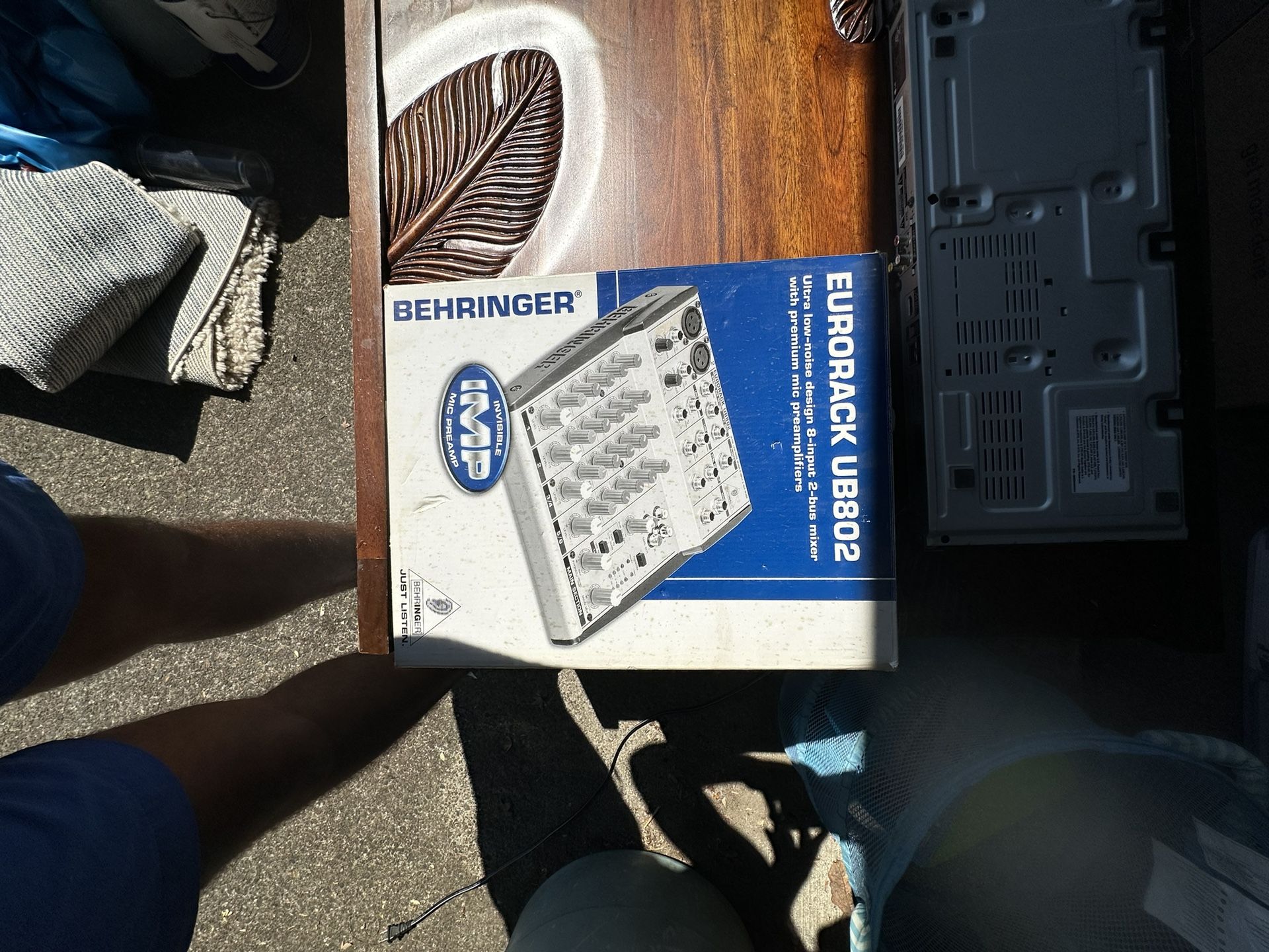 Behringer Eurorack UB802 Ultra Low-Noise 8-Input 2-Bus Mixer NO POWER SUPPLY