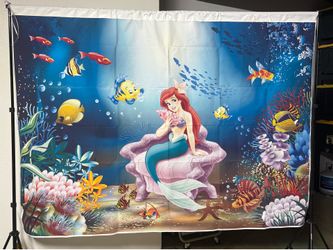 Little mermaid backdrop