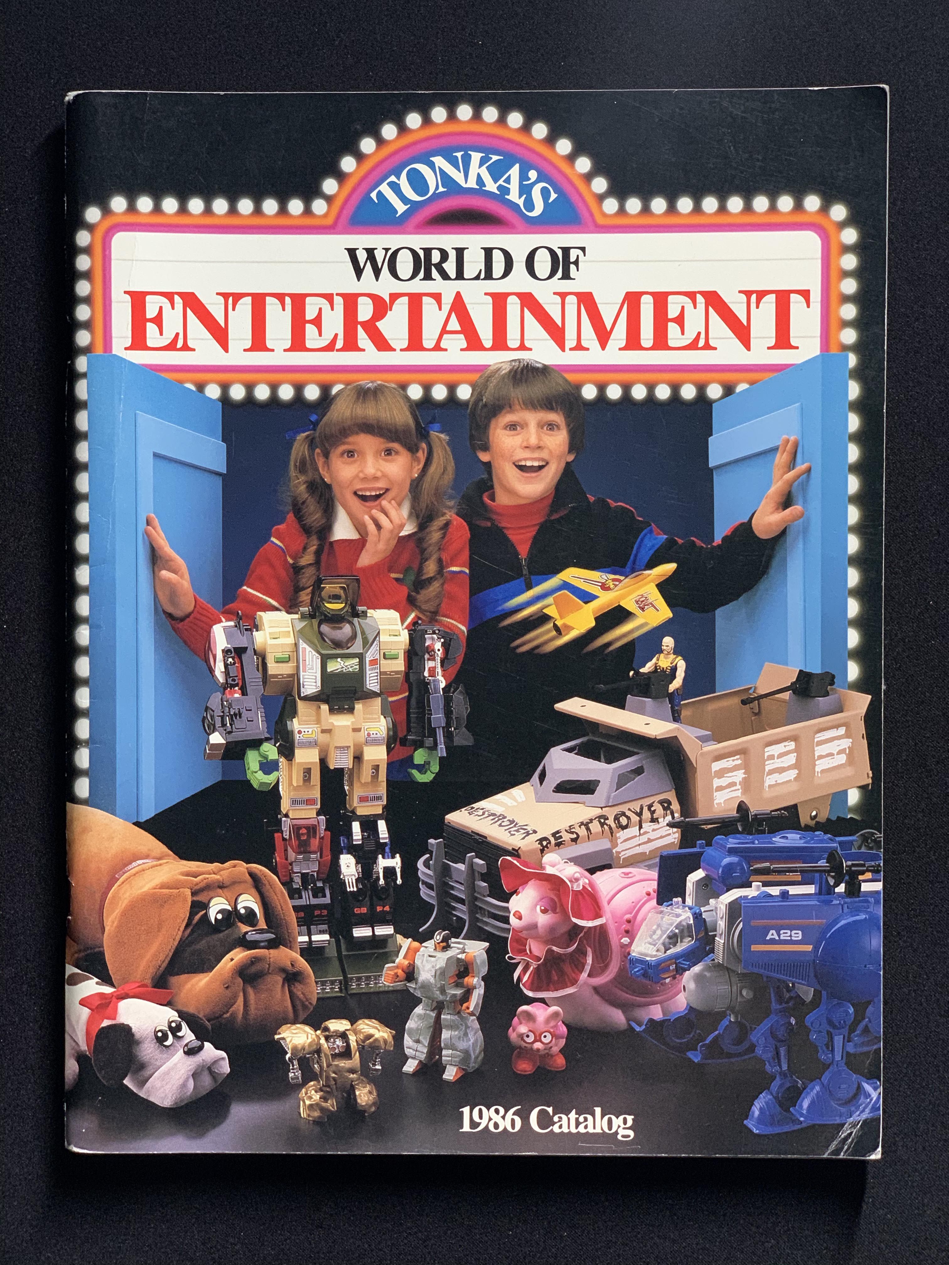 Tonka's World of Entertainment 1986 Toy Catalogue | GoBots, Rock Lords, Pound Puppies | Vintage