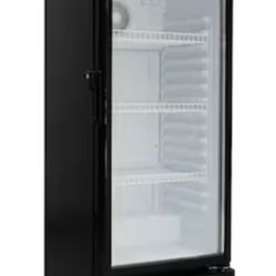 21 In. 6.0 cu. ft. Beverage Refrigerator Commercial with Glass Door in Black