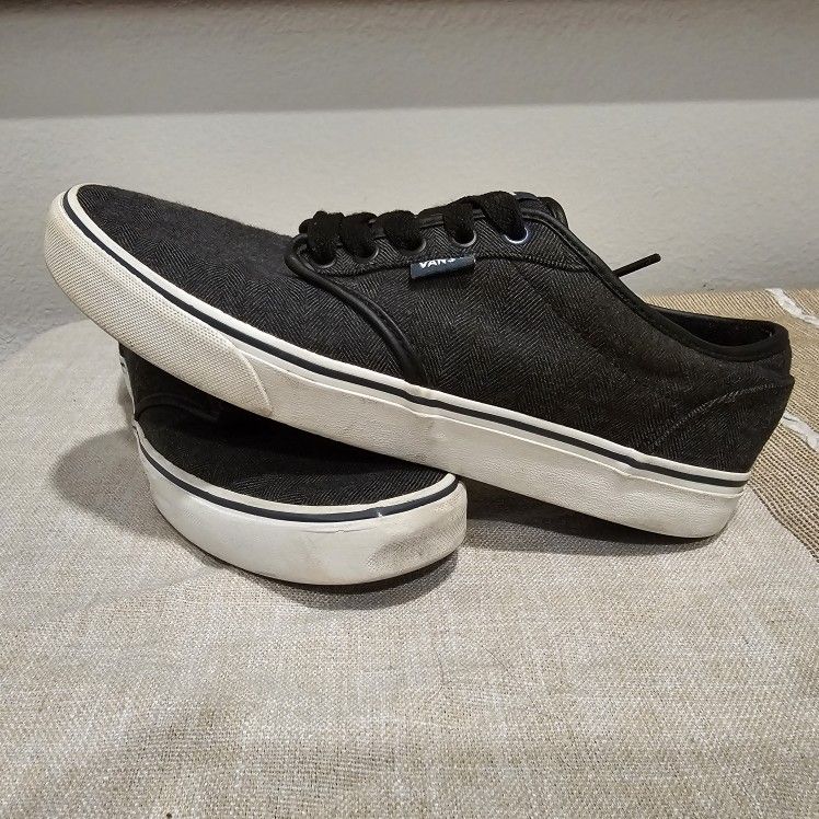 Vans SK8 Low Top Lace Up Gray Skater Classic Sneakers Shoes Sz 8.5