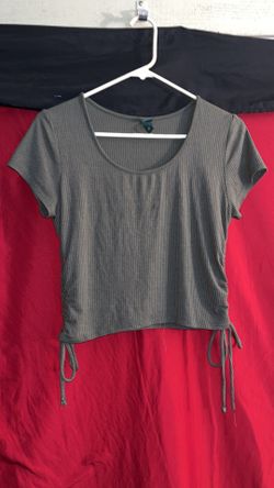 Green Crop Top